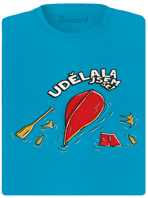 Udělal jsem se dámské sportovní tričko Blue Atol