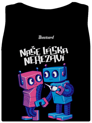Roboti dámské tílko klasické Black