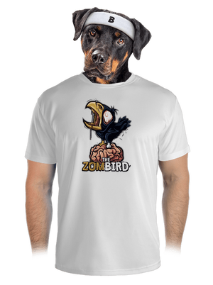 Zombird pánské sportovní tričko White