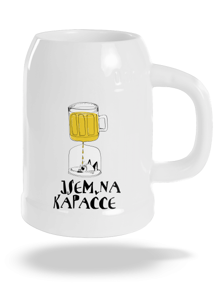 Jsem na kapačce půllitr White
