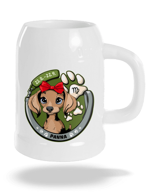 Psí horoskop: Panna půllitr White