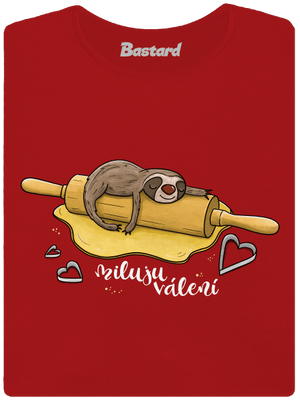 Miluju válení dámské tričko Red Mal