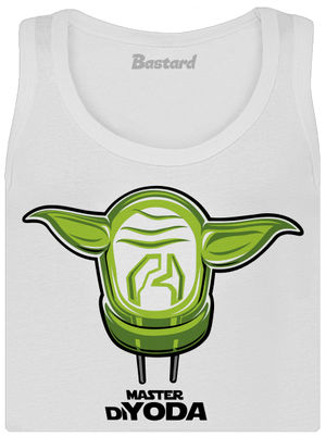Mistr DiYoda dámské tílko klasické White