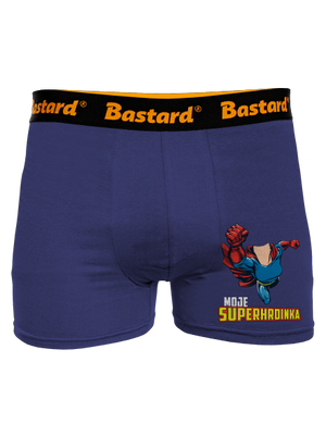 Moje superhrdinka boxerky Blue Navy