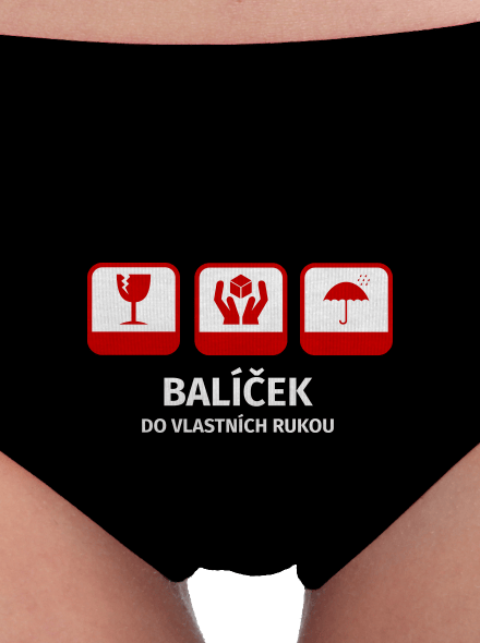 Balíček dámské kalhotky Black