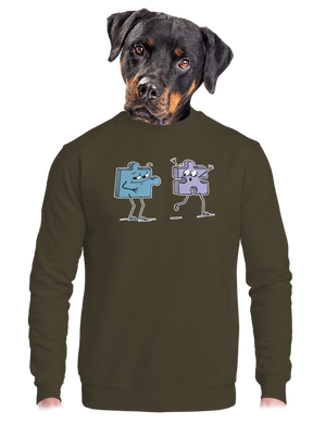 unisex mikina bez kapuce