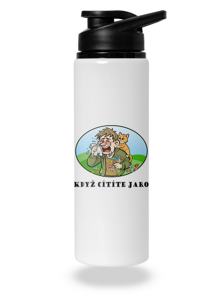 Cítíte jaro lahev na vodu White
