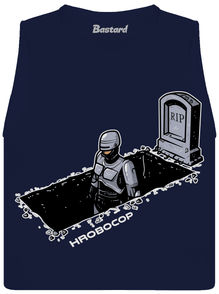 Hrobocop dámské tílko volné Navy