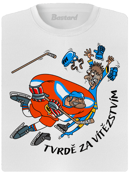 Tvrdě za vítězstvím dámské sportovní tričko White