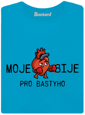 Moje srdce bije dámské tričko Blue Atol