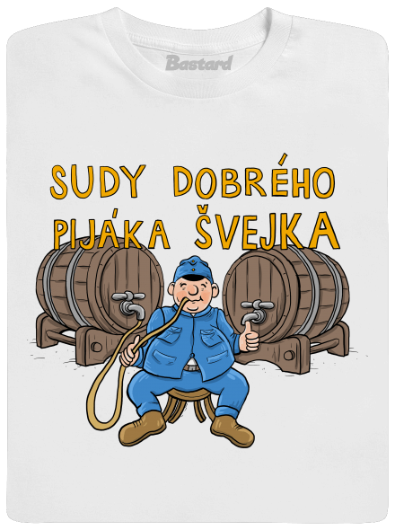Sudy dobrého pijáka Švejka dětské tričko White