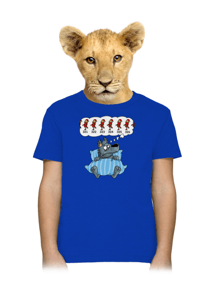 Vlčí nespavost dětské tričko Royal Blue