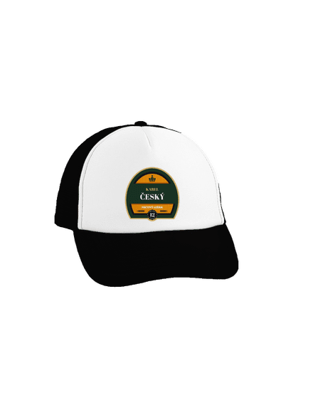 Pivní etiketa kšiltovka truckerka Black cap