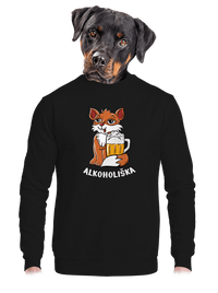 unisex mikina bez kapuce