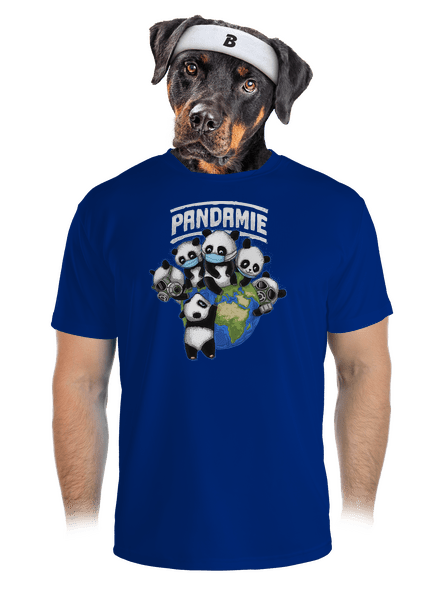 Pandamie pánské sportovní tričko Royal Blue Mal