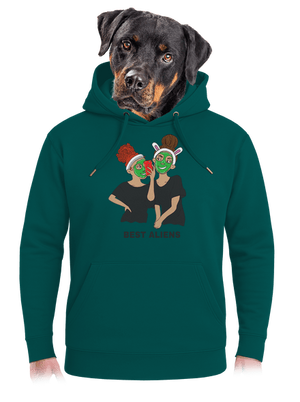 Best aliens unisex mikina premium Emerald Green