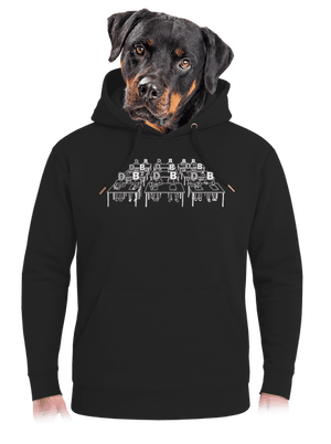 Cimrman: Debil, blbeček unisex mikina premium Dark Black