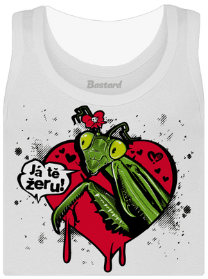 K sežrání dámské tílko klasické White