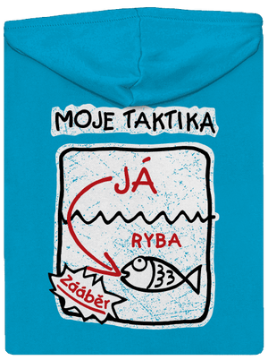 Rybářská taktika dámská mikina na zip Blue Atol