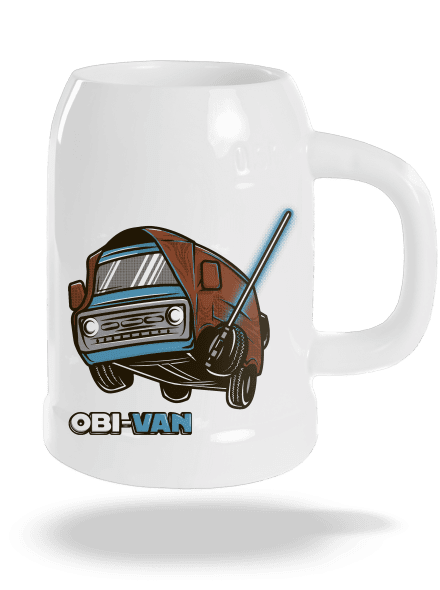Obi-Van půllitr White