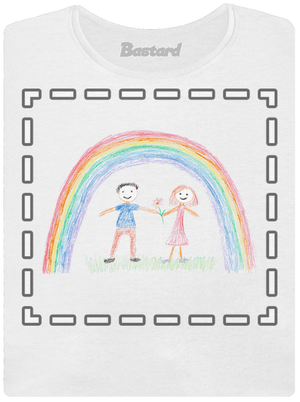 Dětské kresby - nahraj vlastní dámské tričko premium White