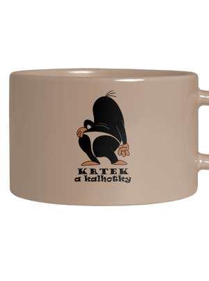 Krtek a kalhotky hrnek makronka Brown Macaron