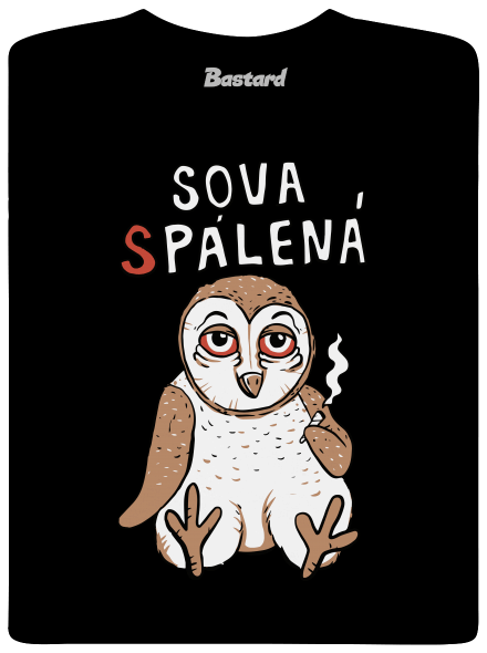 Sova Pálená pánské dlouhý rukáv Black