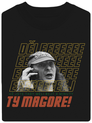 B18: Jiří Kára unisex mikina bez kapuce Black