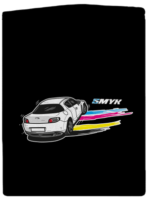 CMYK ve smyku dámská mikina na zip Black