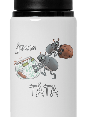 Jsem táta a máma lahev na vodu White