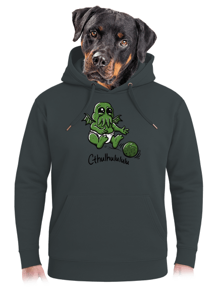 Cthulhululu unisex mikina premium Charcoal