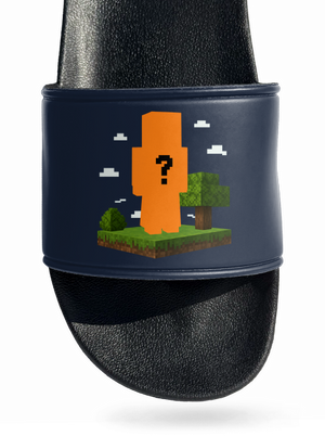 Minecraft z vlastní fotky pantofle Navy