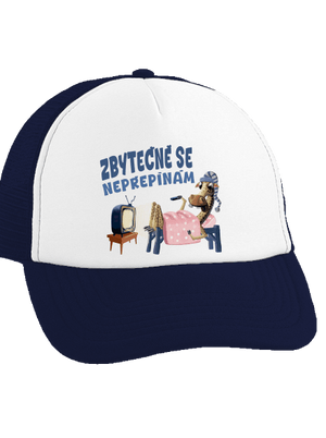 Zbytečně se nepřepínám kšiltovka truckerka French Navy cap