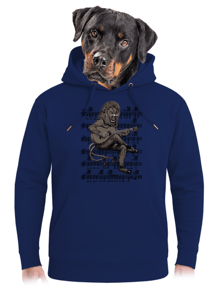Co Čech, to muzikant unisex mikina premium Navy