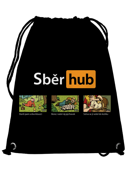 Sběr hub vak Black