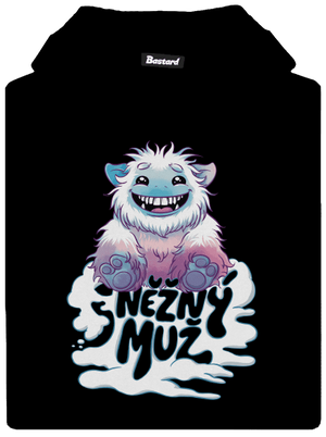 Něžný pár dětská mikina klokanka Black