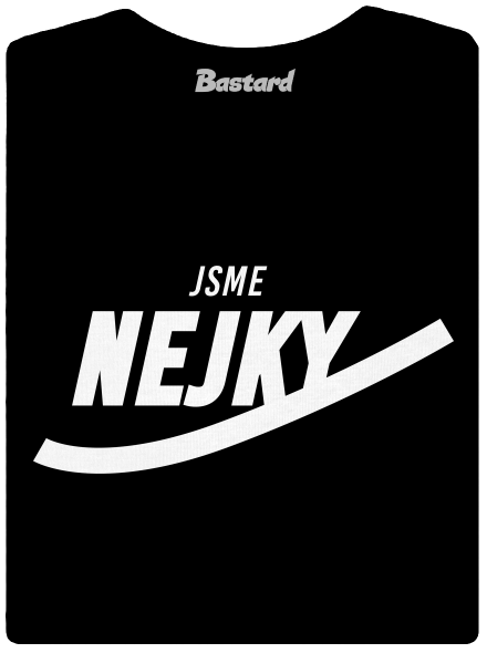 Nejky dámské tričko s lemem Black