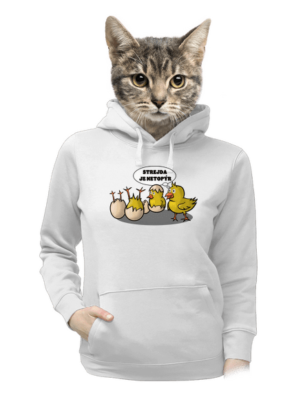 Strejda netopýr dámská mikina klokanka White