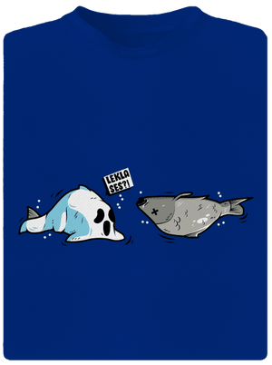 Leklá ryba pánské sportovní tričko Royal Blue Mal