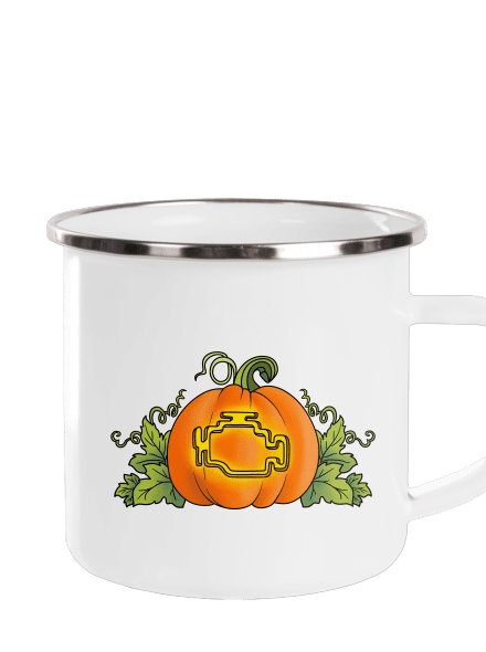 Strašidelný Halloween plecháček White