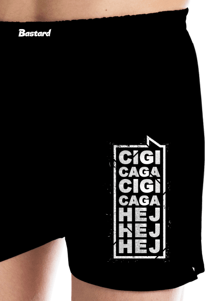 Cigi caga pánské trenky Black