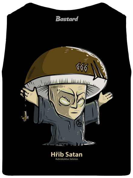 Hřib Satan pánské tílko Black