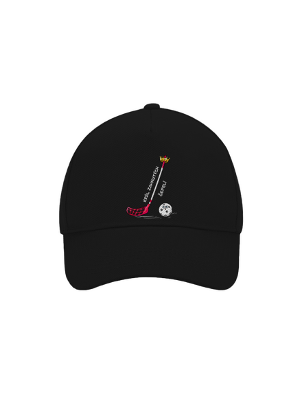 Král zahnutých čepelí - florbal kšiltovka baseballka Black