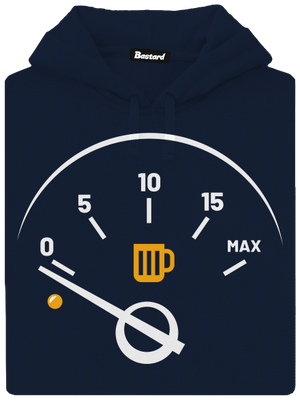 Prázdná nádrž pánská mikina klokanka Navy