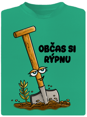 Občas si rýpnu pánské sportovní tričko Mint Mal