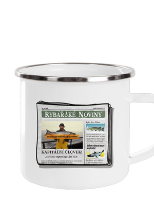 Rybářské noviny plecháček White