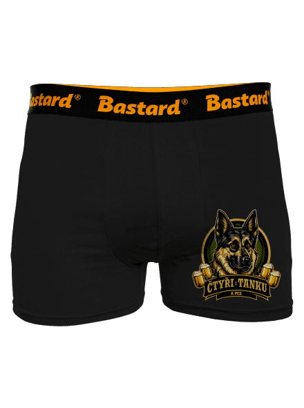 Čtyři z tanku a pes boxerky Black