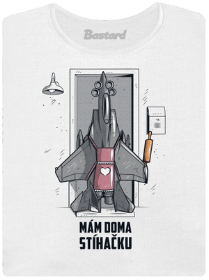 Stíhačka dámské tričko White