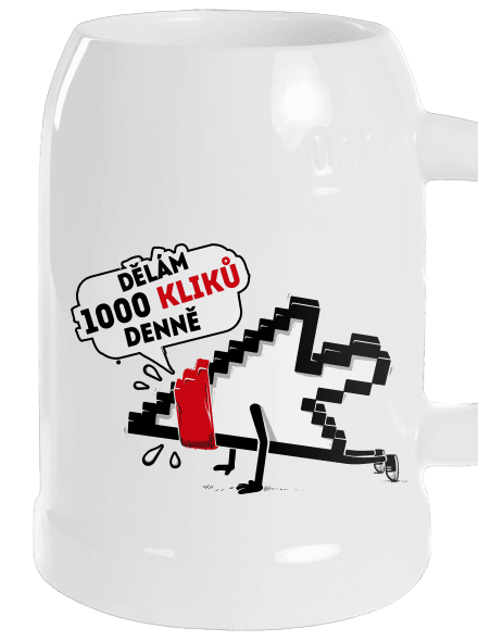 Klikař půllitr White