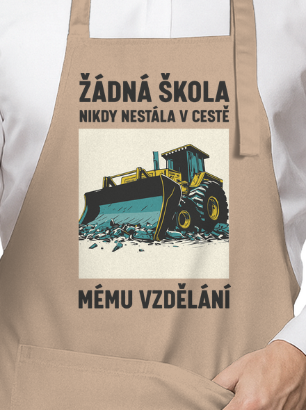 Žádná škola zástěra Rope